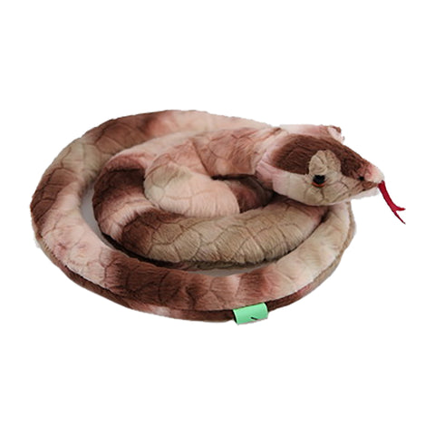 Snake Soft Toy (Beige/Brown)