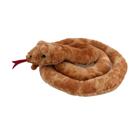 Snake Soft Toy (Orange/Brown)