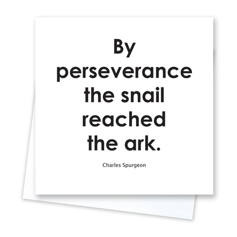 Quotable Quotes - Perseverance Card
