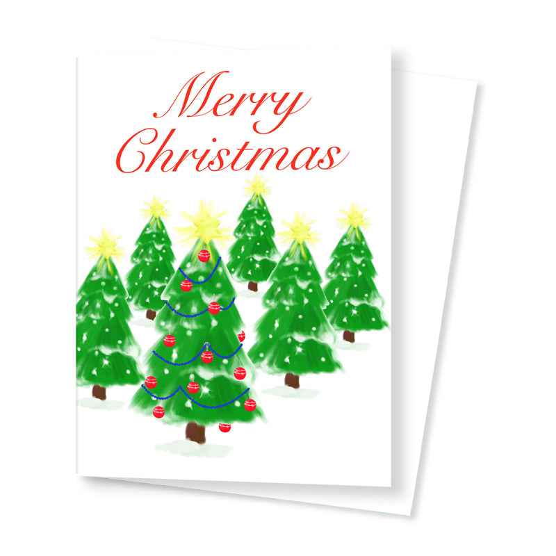 'Christmas Trees' Card