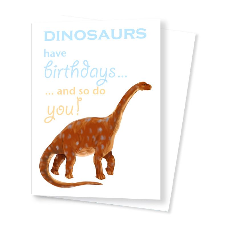 Dinosaur Birthday Card