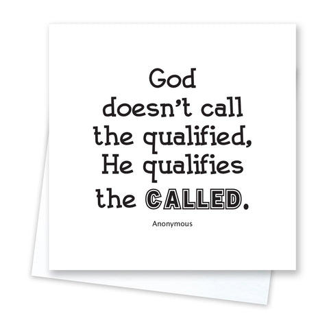 God Equips Us Card