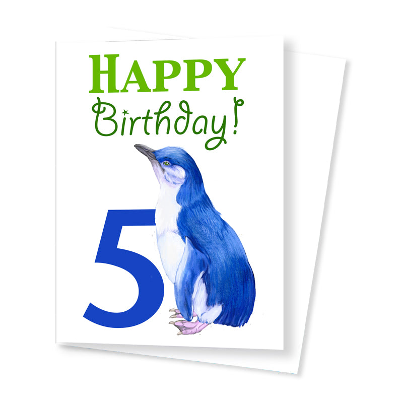5th Year Birthday Card