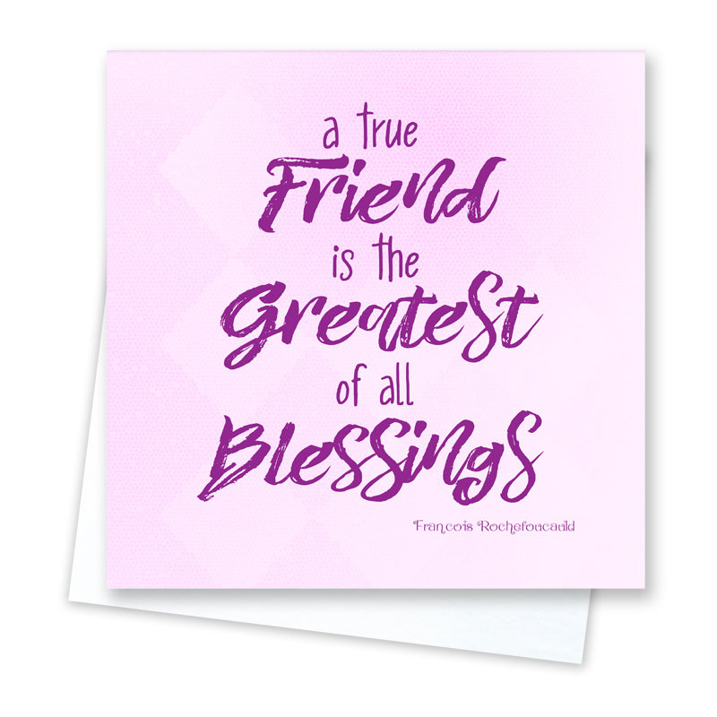 Friends are Blessings Card