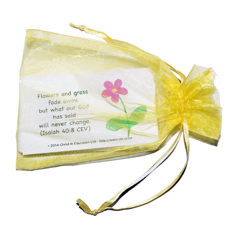 Bible Verse Cards for Daily Living - CEV-Yellow