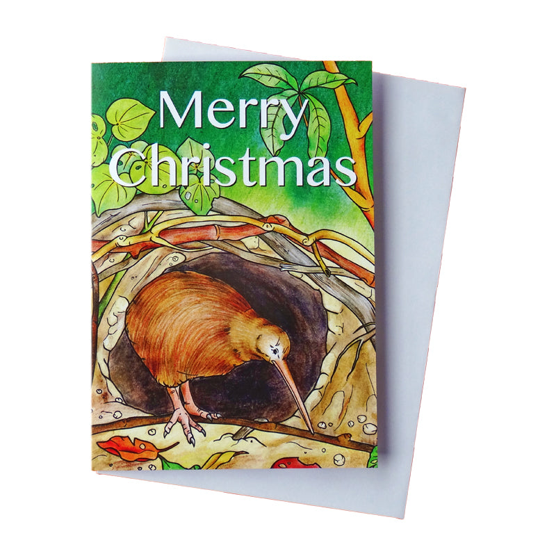 Christopher Kiwi New Zealand Adventure Christmas Card