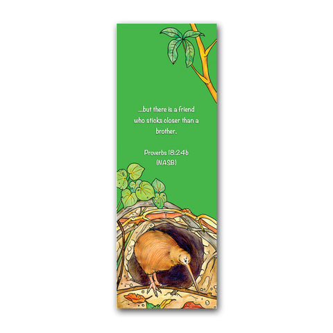 Christopher Kiwi New Zealand Adventure Bookmark