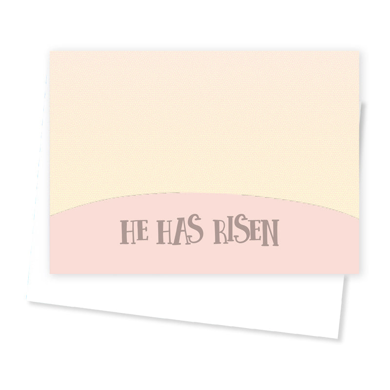 'He is Risen' Card - Yellow