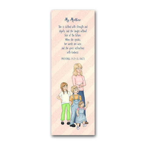 Mother & Children Bookmark