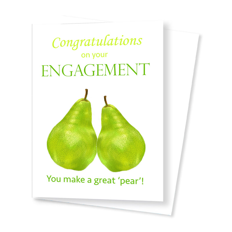 'Quite the Pear' Engagement Card
