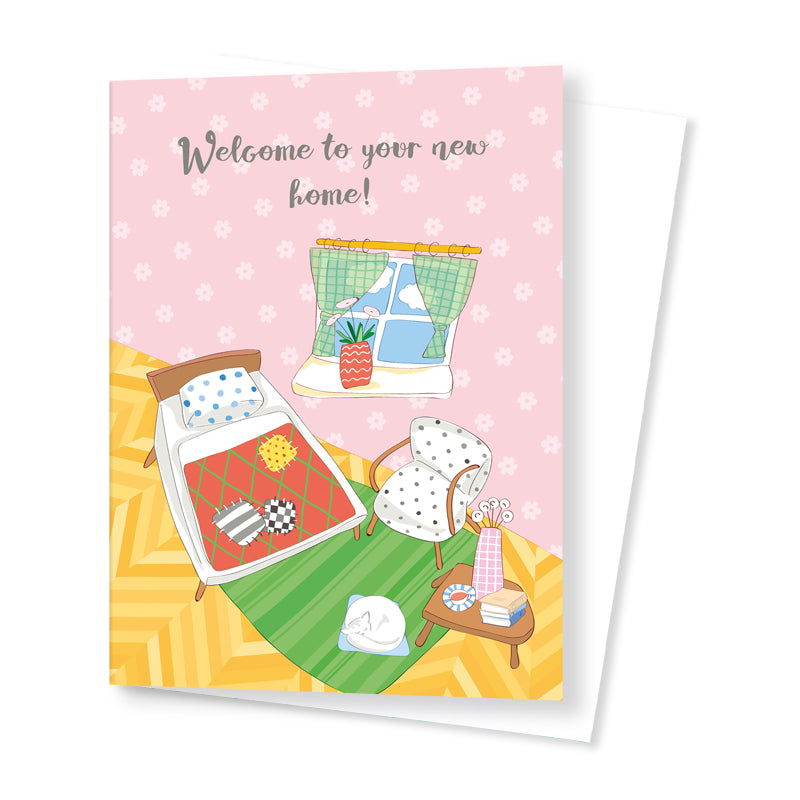 Quirky New Home Card