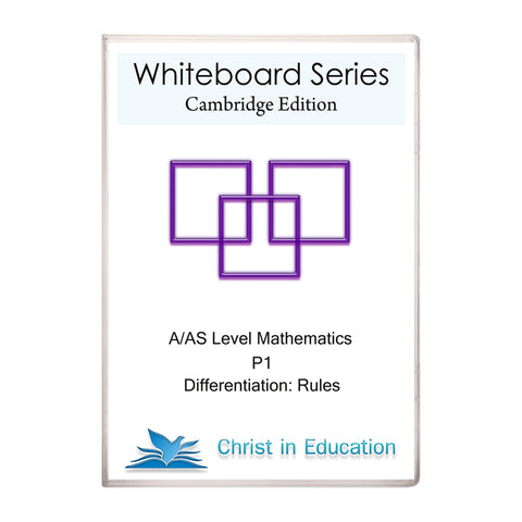 Cambridge Whiteboard Series: A/AS Maths: Differentiation Part 2